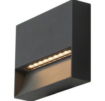 Ansell Lighting AGALIA MINI  Galia Mini 4W CCT Selectable Graphite LED Wall Light Discount