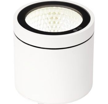 Ansell Lighting AFULED W  Furia AC 10W 3000K White Surface Mounted LED Downlight Online Sale