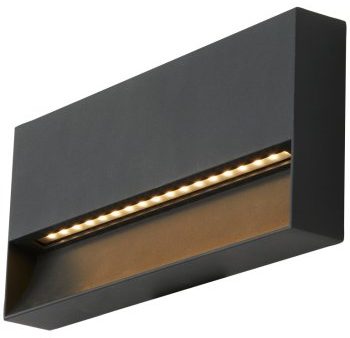 Ansell Lighting AGALIA MAXI  Galia Maxi 8W CCT Selectable Graphite LED Wall Light Online Sale