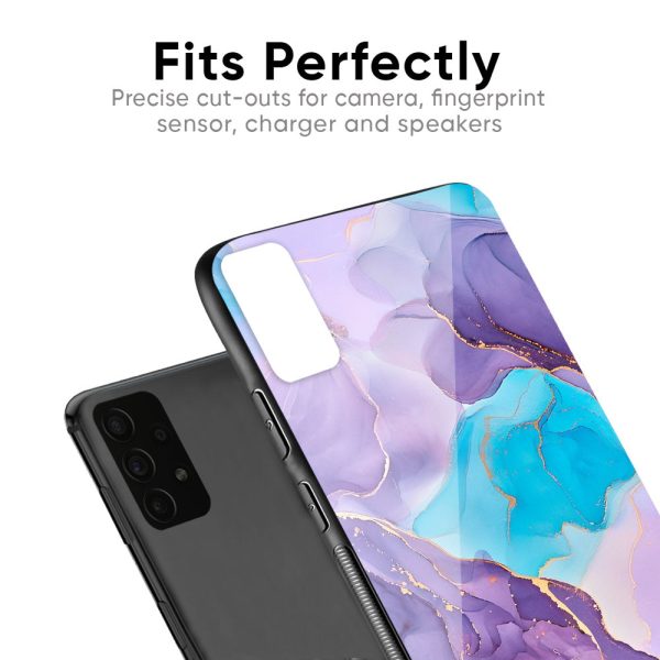 Alcohol ink Marble Glass Case for Xiaomi Redmi Note 7S Fashion