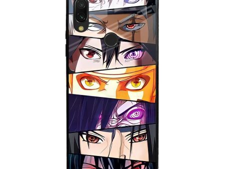 Anime Eyes Glass Case for Xiaomi Redmi Note 7S For Sale