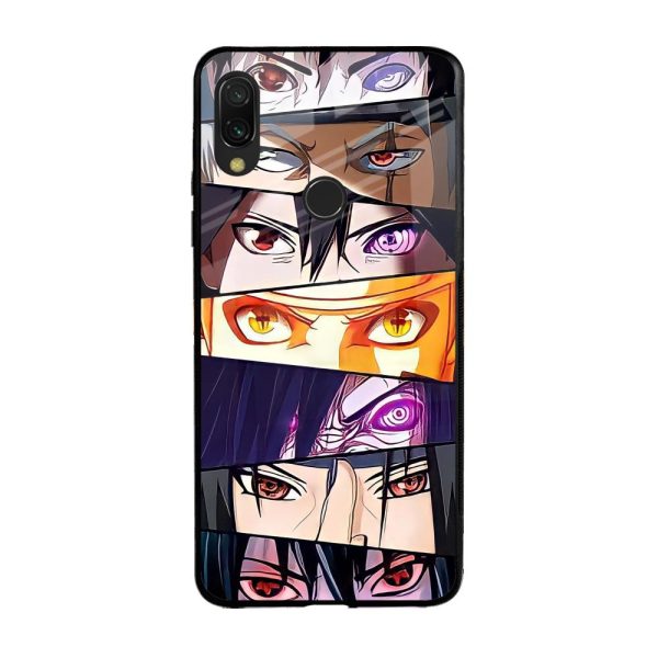 Anime Eyes Glass Case for Xiaomi Redmi Note 7S For Sale