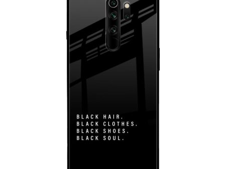 Black Soul Glass Case for Xiaomi Redmi Note 8 Pro Sale