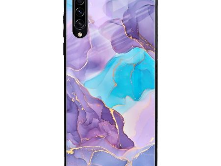 Alcohol ink Marble Glass Case for Samsung Galaxy A50s Discount