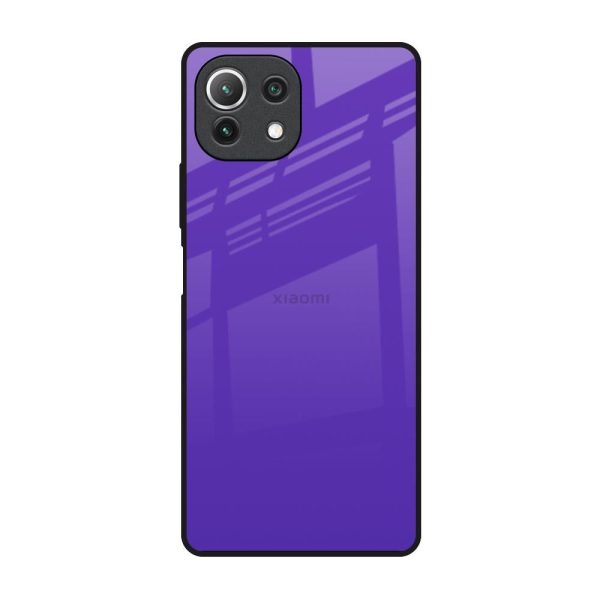 Amethyst Purple Glass Case for Mi 11 Lite Online now