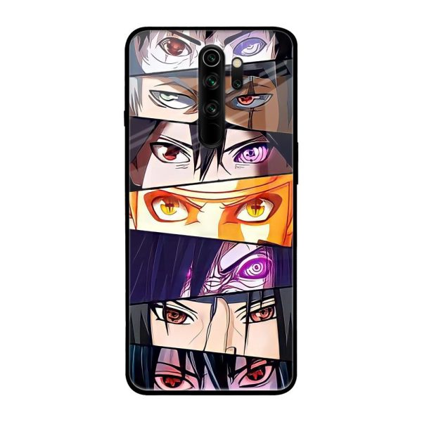 Anime Eyes Glass Case for Xiaomi Redmi Note 8 Pro Online Sale