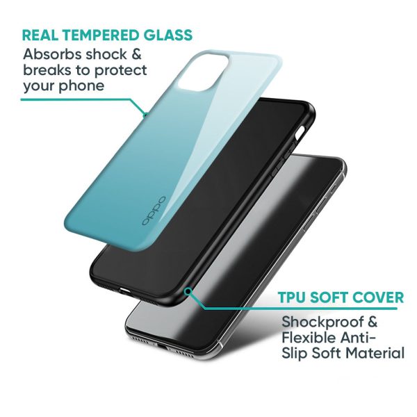 Arctic Blue Glass Case For OPPO F21 Pro Discount