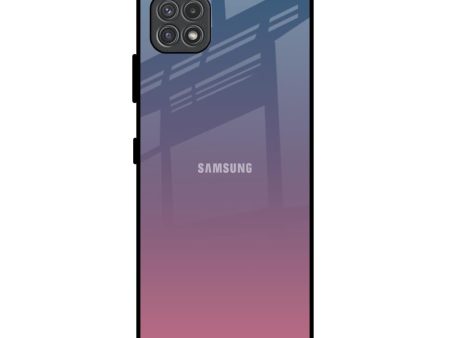 Pastel Gradient Glass Case for Samsung Galaxy F42 5G For Cheap