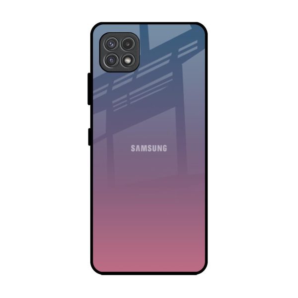 Pastel Gradient Glass Case for Samsung Galaxy F42 5G For Cheap