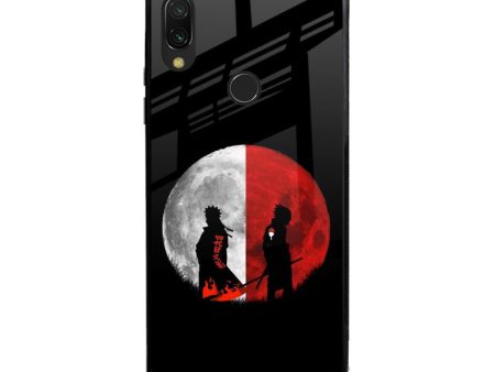 Anime Red Moon Glass Case for Xiaomi Redmi Note 7S Fashion