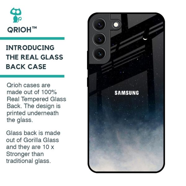 Aesthetic Sky Glass Case for Samsung Galaxy S22 5G Cheap