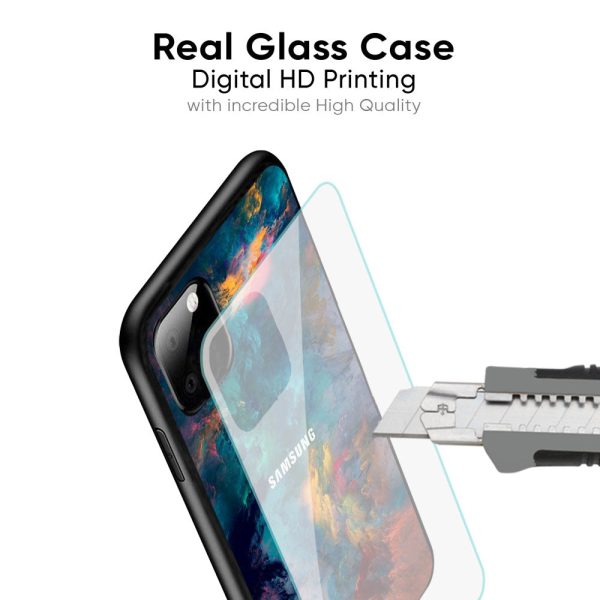 Colored Storm Glass Case for Samsung Galaxy F42 5G Supply