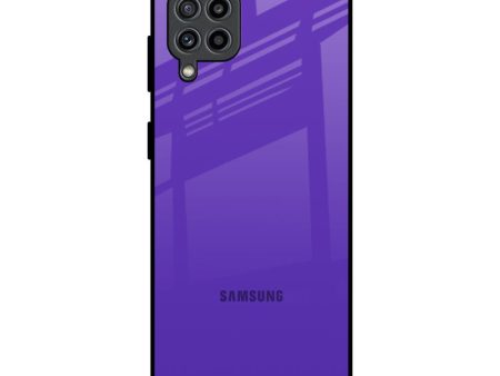 Amethyst Purple Glass Case for Samsung Galaxy F22 Online Sale