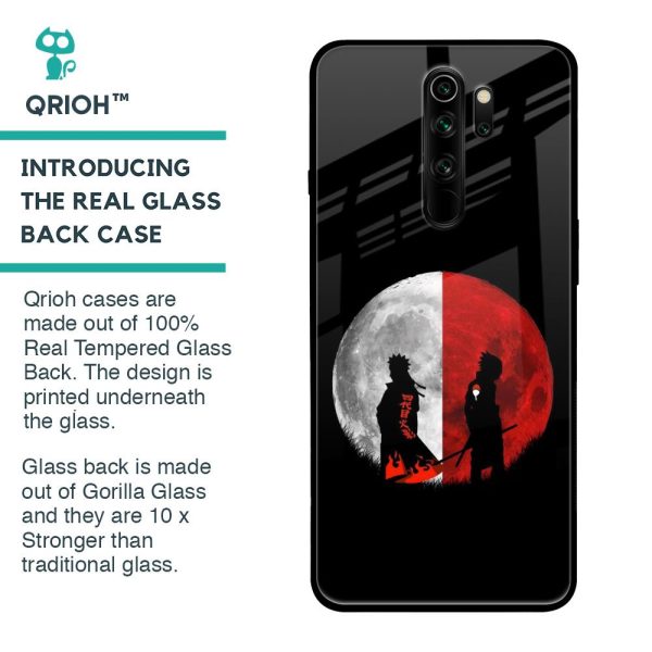 Anime Red Moon Glass Case for Xiaomi Redmi Note 8 Pro Fashion