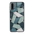 Abstact Tiles Glass Case for Samsung Galaxy A50s Online Hot Sale