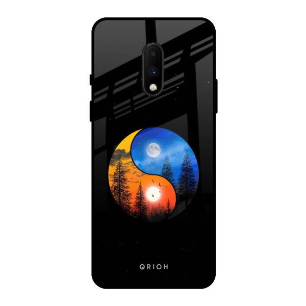 Yin Yang Balance Glass Case for OnePlus 7 Discount