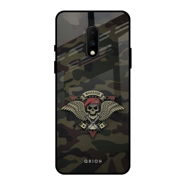 Army Warrior Glass Case for OnePlus 7 For Discount