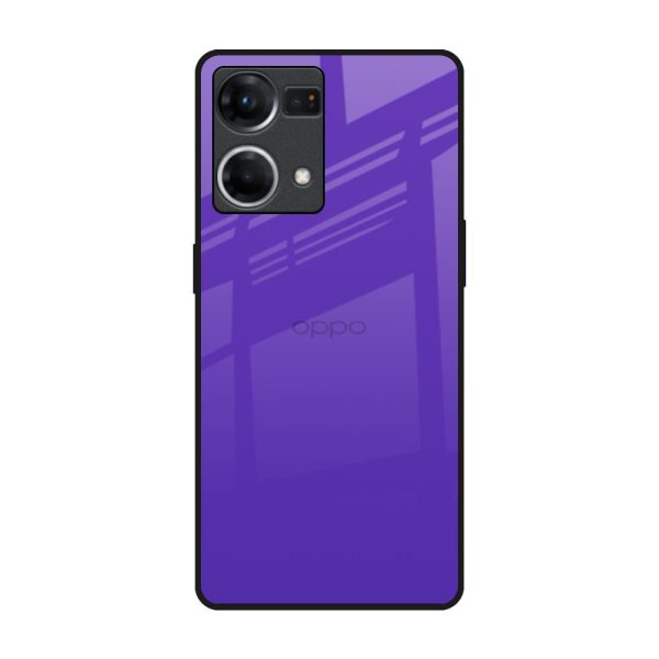 Amethyst Purple Glass Case for OPPO F21 Pro Online now