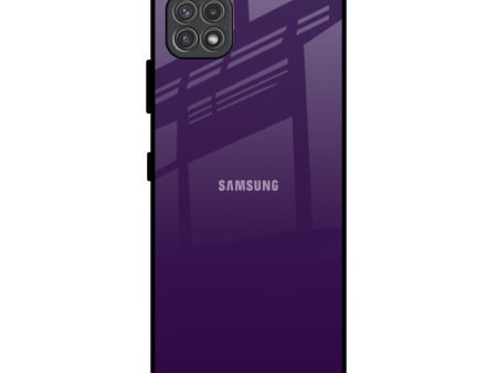 Dark Purple Glass Case for Samsung Galaxy F42 5G Online Sale