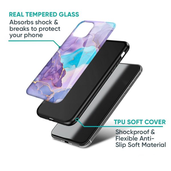 Alcohol ink Marble Glass Case for Xiaomi Redmi Note 8 Pro on Sale