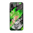 Anime Green Splash Glass Case for Xiaomi Redmi Note 7S For Discount