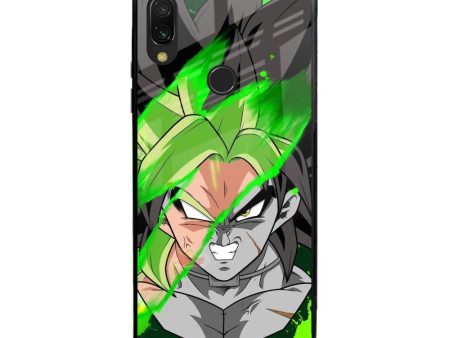 Anime Green Splash Glass Case for Xiaomi Redmi Note 7S For Discount