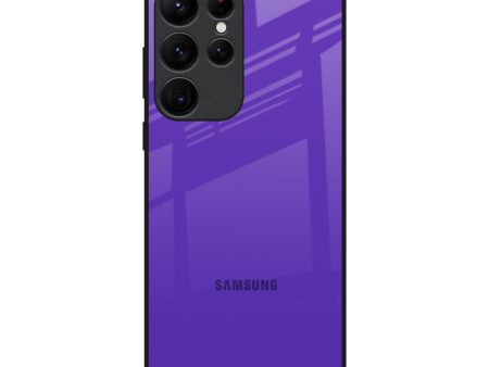 Amethyst Purple Glass Case for Samsung Galaxy S22 Ultra 5G on Sale