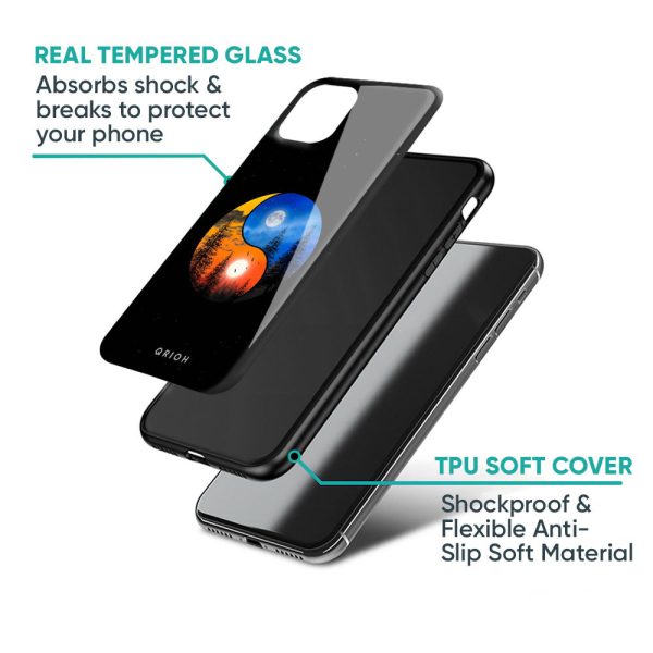 Yin Yang Balance Glass Case for Samsung Galaxy A50s Supply