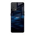 Blue Rough Abstract Glass Case for Oppo F19s For Discount