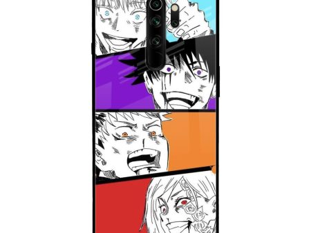 Anime Sketch Glass Case for Xiaomi Redmi Note 8 Pro Supply