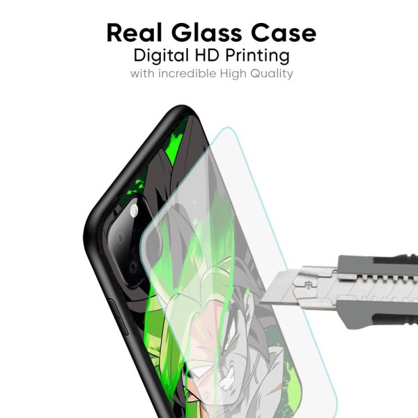 Anime Green Splash Glass Case for OnePlus 7 Online Sale