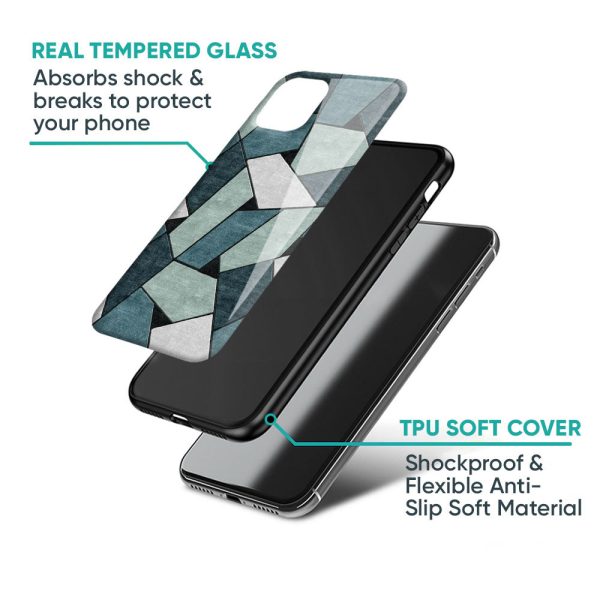 Abstact Tiles Glass Case for Xiaomi Redmi Note 8 Pro For Cheap