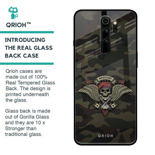 Army Warrior Glass Case for Xiaomi Redmi Note 8 Pro Supply