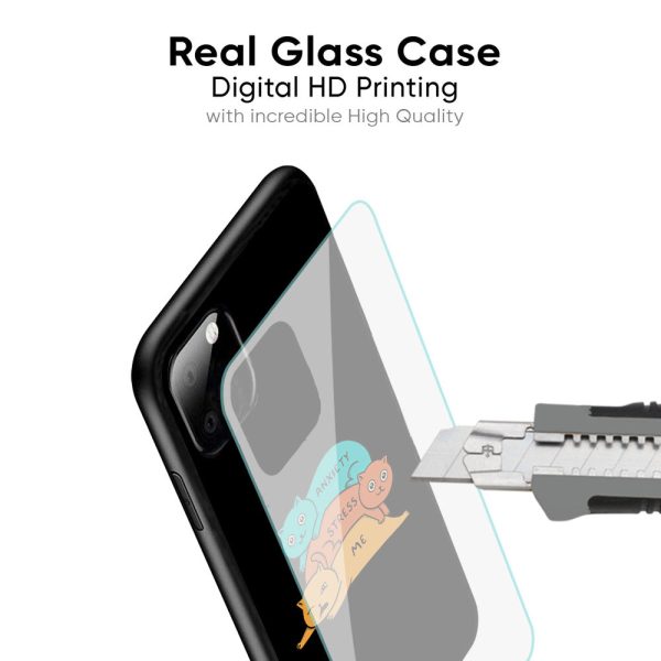 Anxiety Stress Glass Case for OnePlus 7 Online Sale