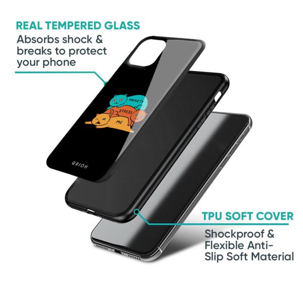 Anxiety Stress Glass Case for OnePlus 7 Online Sale