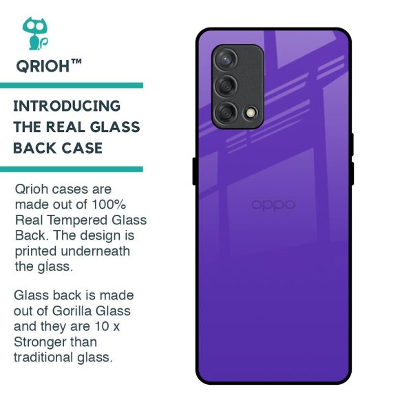 Amethyst Purple Glass Case for Oppo F19s Sale