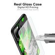 Anime Green Splash Glass Case for Xiaomi Redmi Note 8 Pro For Sale