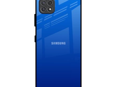 Egyptian Blue Glass Case for Samsung Galaxy F42 5G For Sale