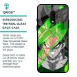 Anime Green Splash Glass Case for OnePlus 7 Online Sale