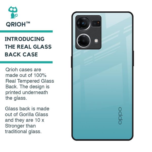 Arctic Blue Glass Case For OPPO F21 Pro Discount