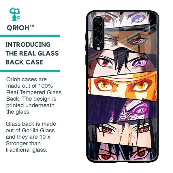 Anime Eyes Glass Case for Samsung Galaxy A50s Sale