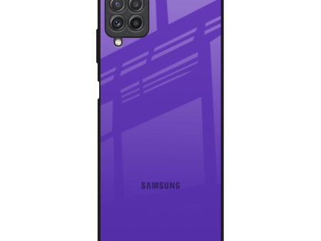 Amethyst Purple Glass Case for Samsung Galaxy A22 Fashion