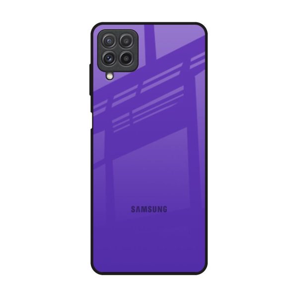 Amethyst Purple Glass Case for Samsung Galaxy A22 Fashion