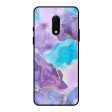 Alcohol ink Marble Glass Case for OnePlus 7 For Cheap