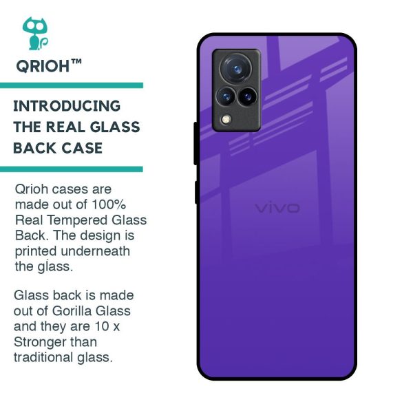 Amethyst Purple Glass Case for Vivo V21 Sale