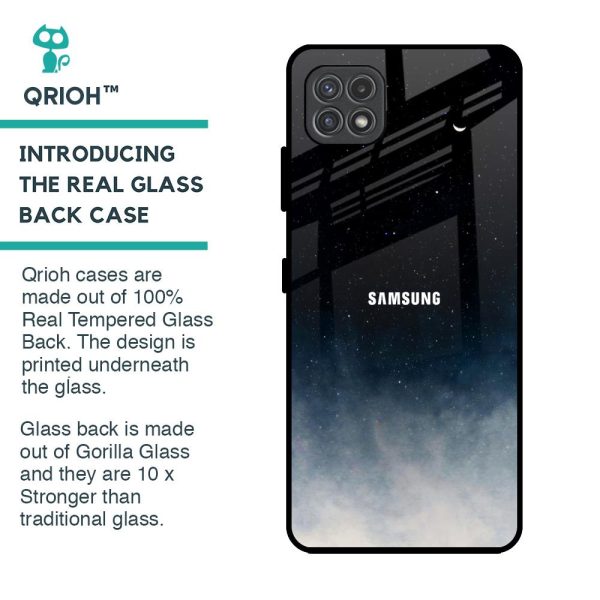 Aesthetic Sky Glass Case for Samsung Galaxy F42 5G For Sale