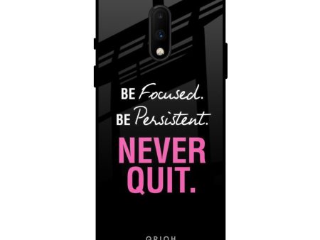 Be Focused Glass case for OnePlus 7 For Sale