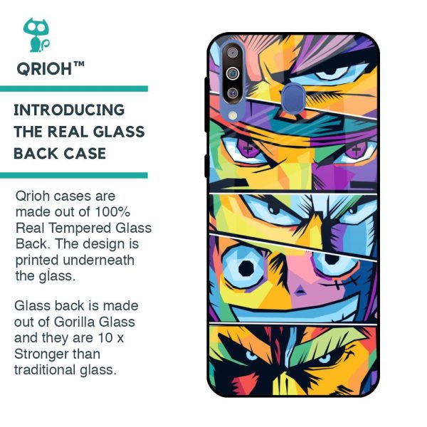 Anime Legends Glass Case for Samsung Galaxy M40 For Discount