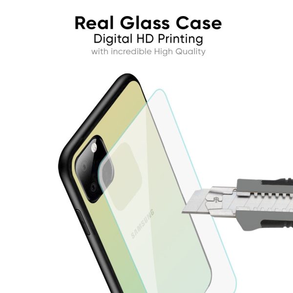 Mint Green Gradient Glass Case for Samsung Galaxy F42 5G Cheap