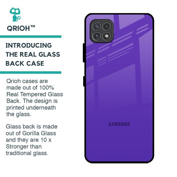 Amethyst Purple Glass Case for Samsung Galaxy A22 5G Discount